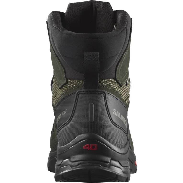 Botas Caminhada Salomon Quest 4 GTX Masculino Verde Oliva | PT C62834